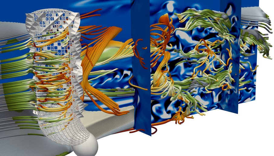 Scientific flow visualization from FalcucciLab